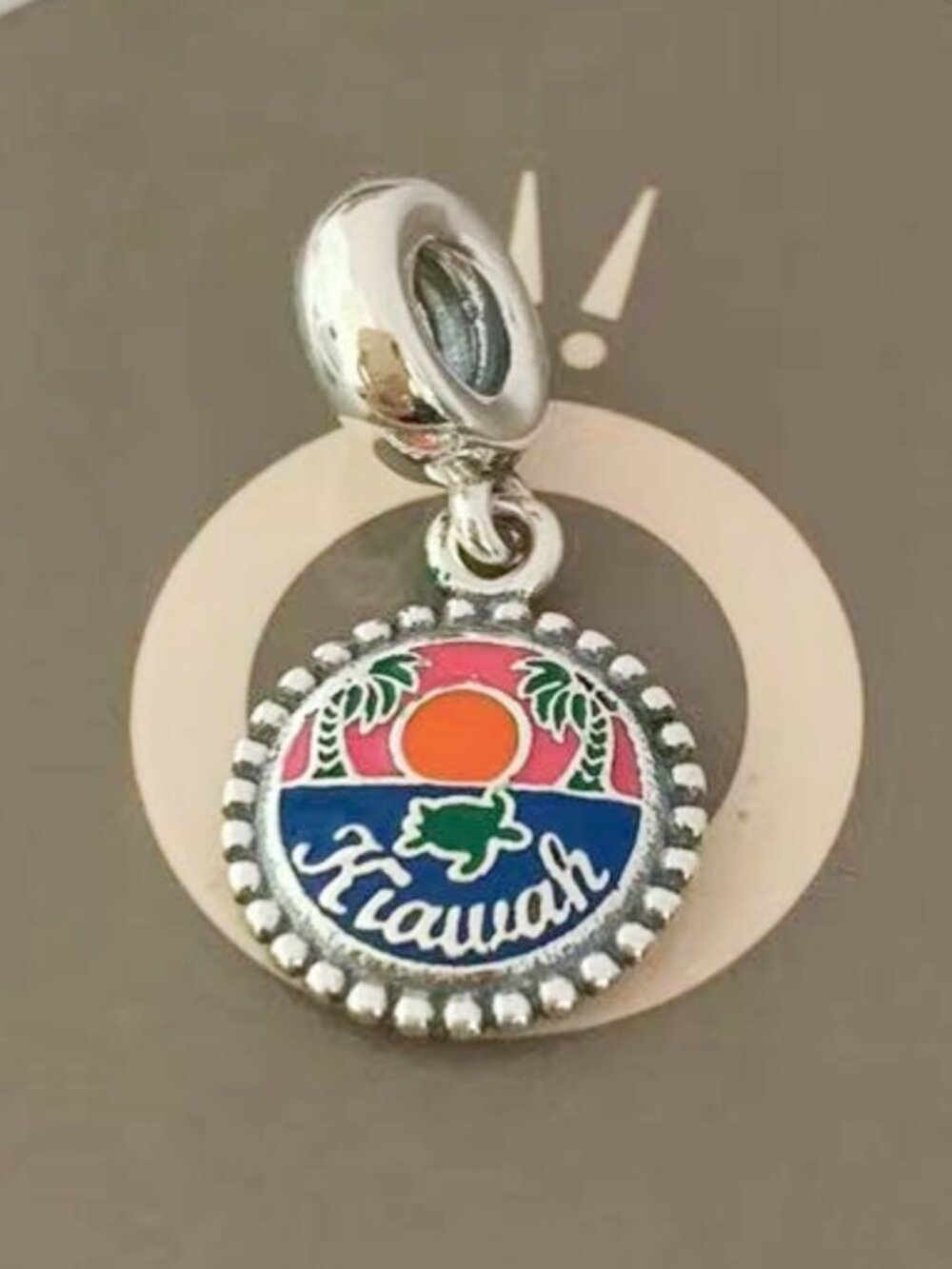 Pandora Sunset Exclusive Dangle Charm Beach Pendant Travel Pendant /S925